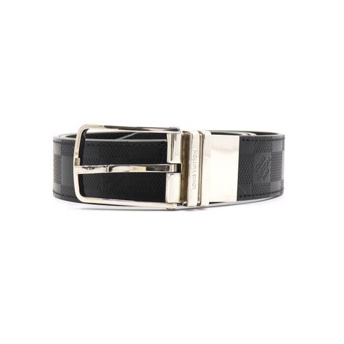 Louis Vuitton Men's Reversible Boston Glazed Belt M9674 Black 101393526