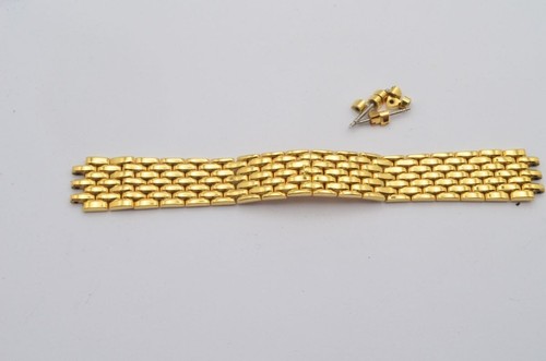 JAEGER LECOULTRE REVERSO 18K 750 SOLID G BRACELET 19MM BRACELET VINTAGE 80 GR