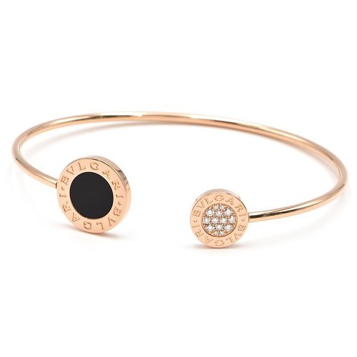 BVLGARI BVLGARIBVLGARI Bracelet Diamond Onyx Pink G Au750 K18 P0020597