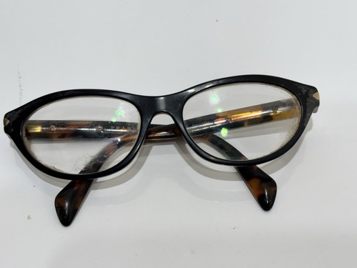 Vintage Prada Glasses Empty Frames Cat Eye Librarian Worn Small