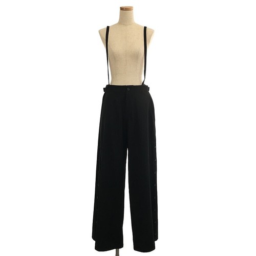 Yohji Yamamoto Femme Overalls with Suspenders Side Slit Adjuster U JAPAN
