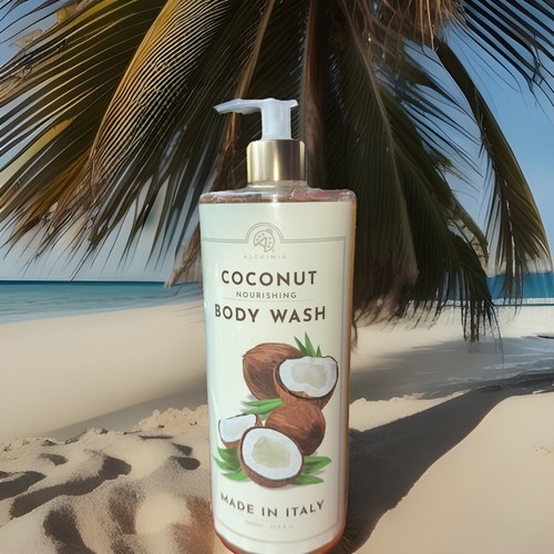 ALCHIMIA~COCONUT NOURISHING BODY WASH~33.8 FL.OZ.~MADE IN??ITALY