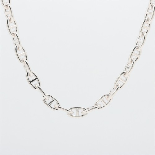 Hermès Chaîne d'Ancre GM Necklace 29 frames 925 138g Silver