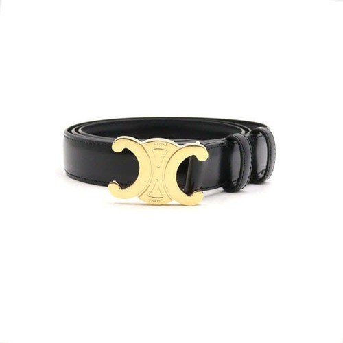 Celine Medium Black Triomphe Women's Belt 45AK93A0138NO 133567903