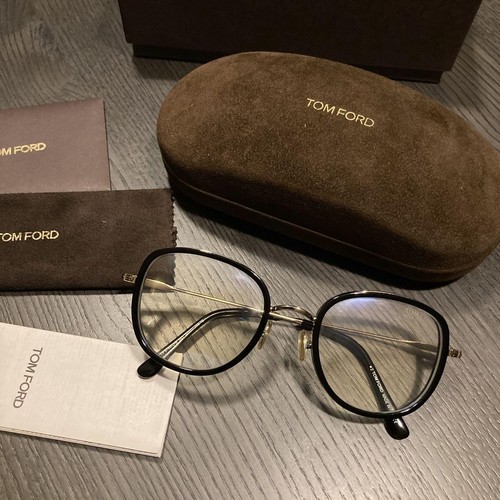 TOM FORD TF5746 D B 001 Eyeglasses 52□21 145 Made in Italy with Case