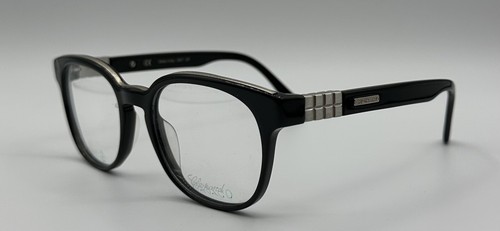 Chopard Eyeglasses Frames VCH 144 0700 BLUE SILVER Round Full Rim 51 19 145 B9