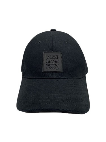 LOEWE Cap PATCH CAP Cotton BLK Men's K820AA2X01