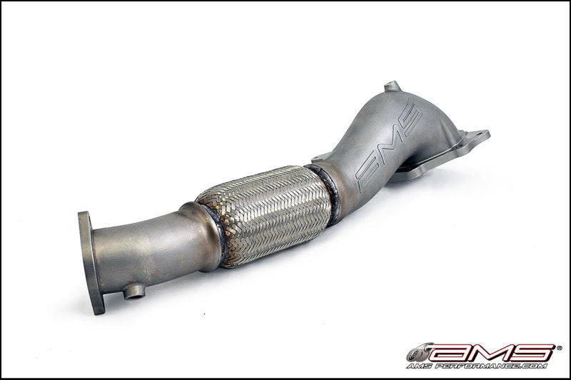 AMS Performance 08 15 Mitsubishi EVO X Widemouth Downpipe w/Turbo Outlet Pipe