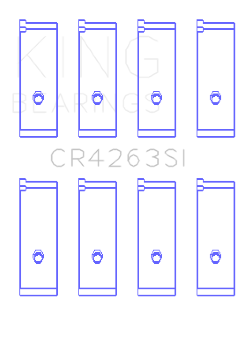 KING ENGINE BEARINGS King Toyota 1ZZ FE Rod Bearing Set   Size STD