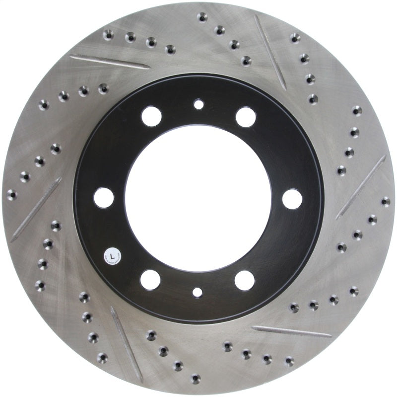 StopTech 07 08 Toyota FJ Cruiser / 05 08 Tacoma (6 lug) / 03 08 4 Runner (319mm disc) SportStop Slo