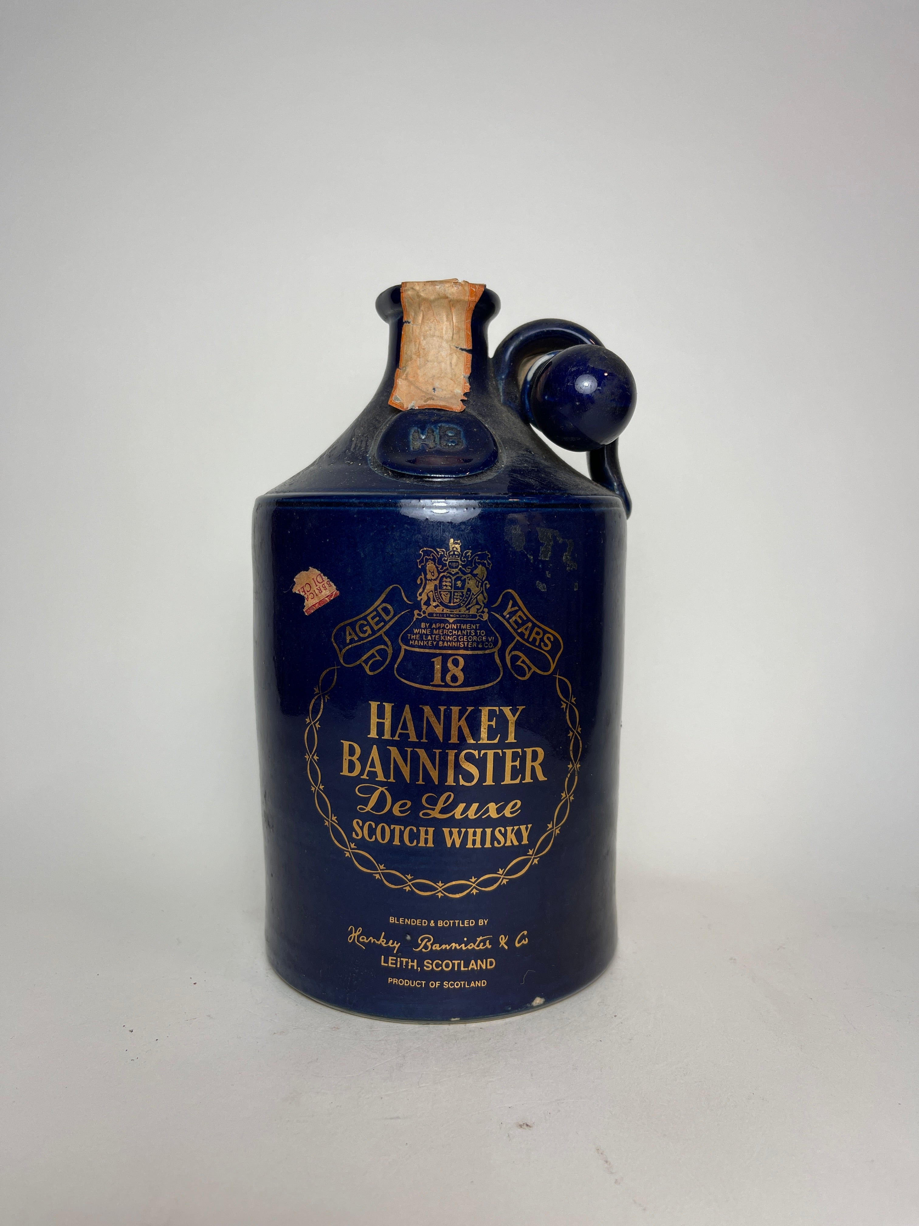 OLD SPIRITS COMPANY Hankey Bannister 18YO De Luxe Blended Scotch Whisky   Distilled 1959 / Bottled 1977 (43%, 75cl)