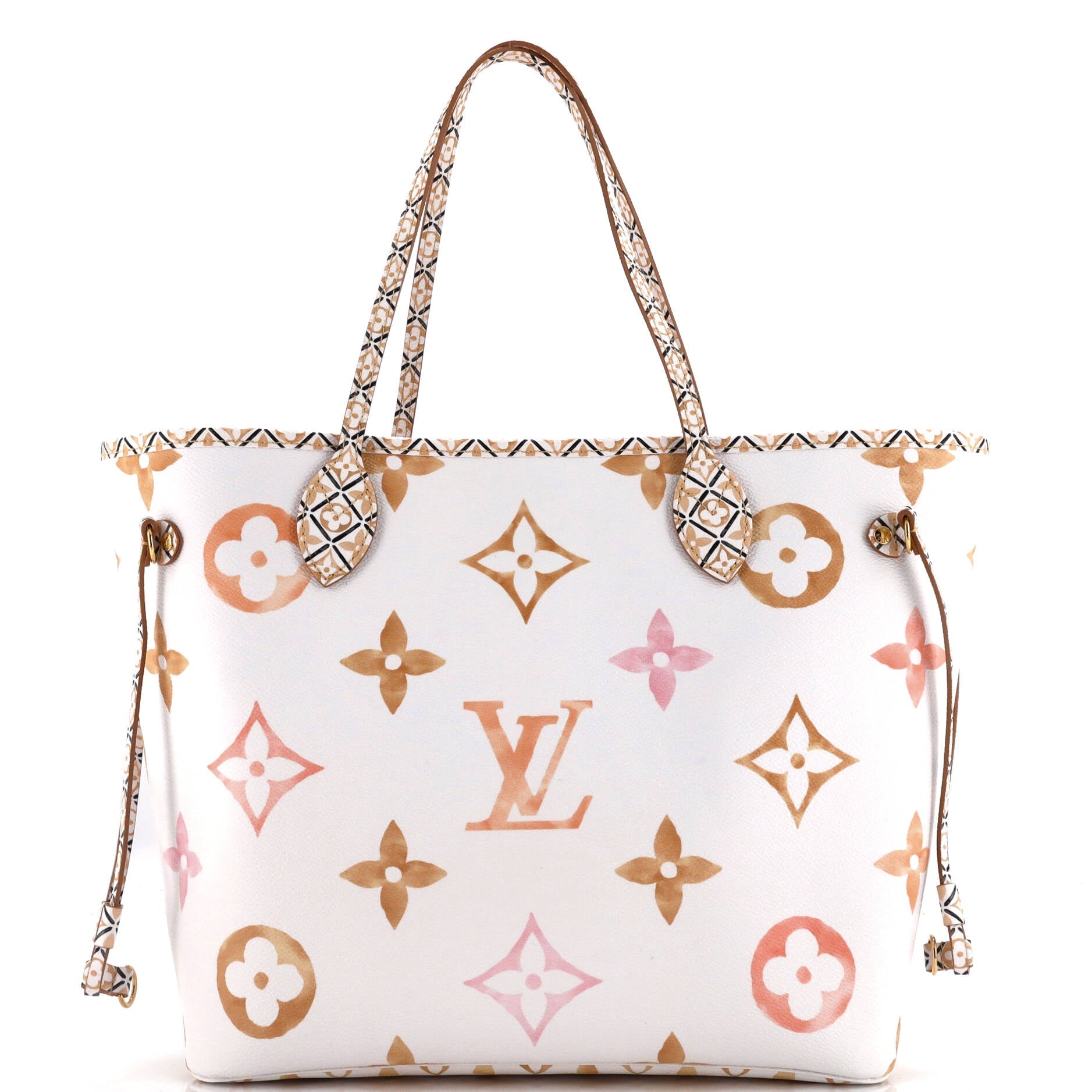 2860 Neverfull NM Tote By The Pool Monogram Watercolor Giant MM