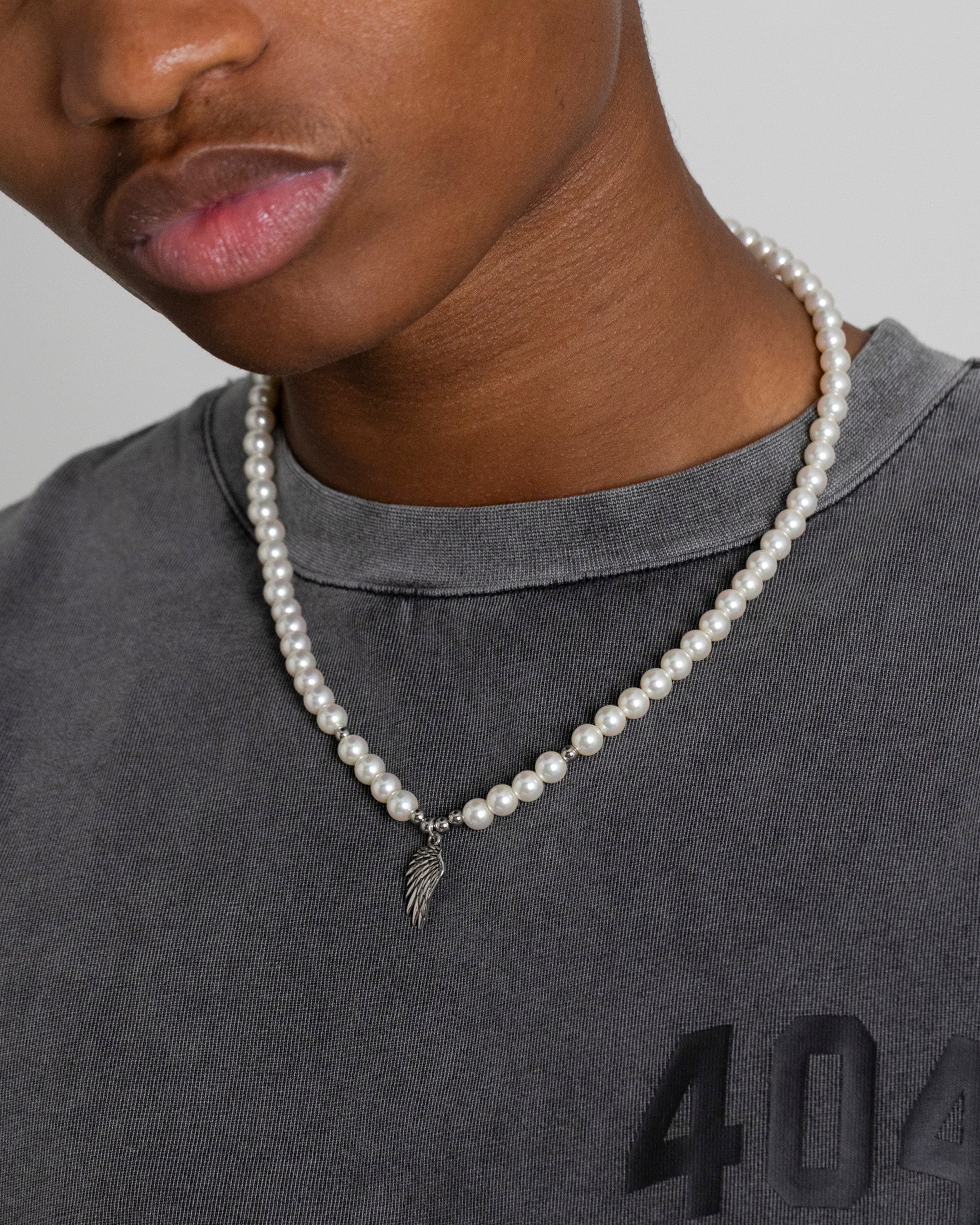 NXS Wing Pearl Chain Steel Pearl