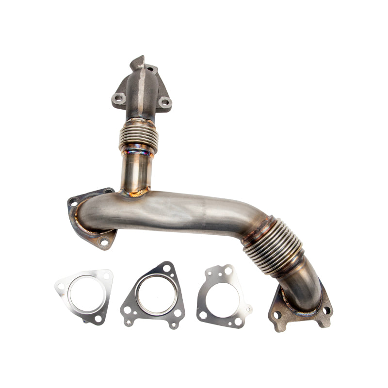 Wehrli 11 16 Duramax LML Stainless 2in Up Pipe Kit w/ Gaskets (Passenger Side)