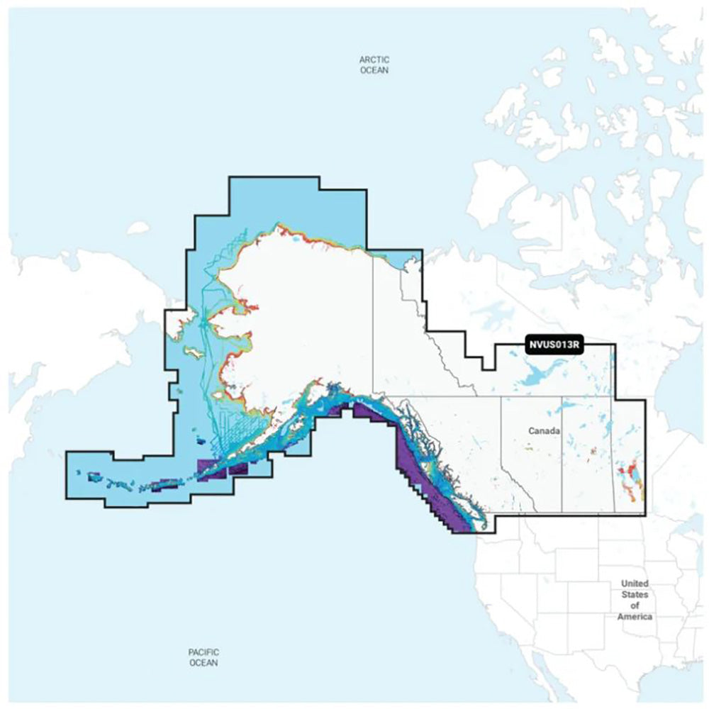 Garmin Navionics Vision+ NVUS013R Canada, West Alaska [010 C1485 00]