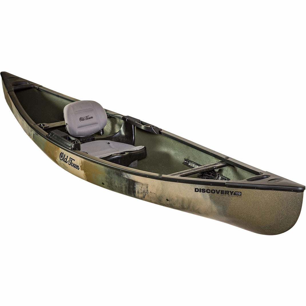 OLD TOWN Discovery 119 Solo Sportsman Canoe   Camo