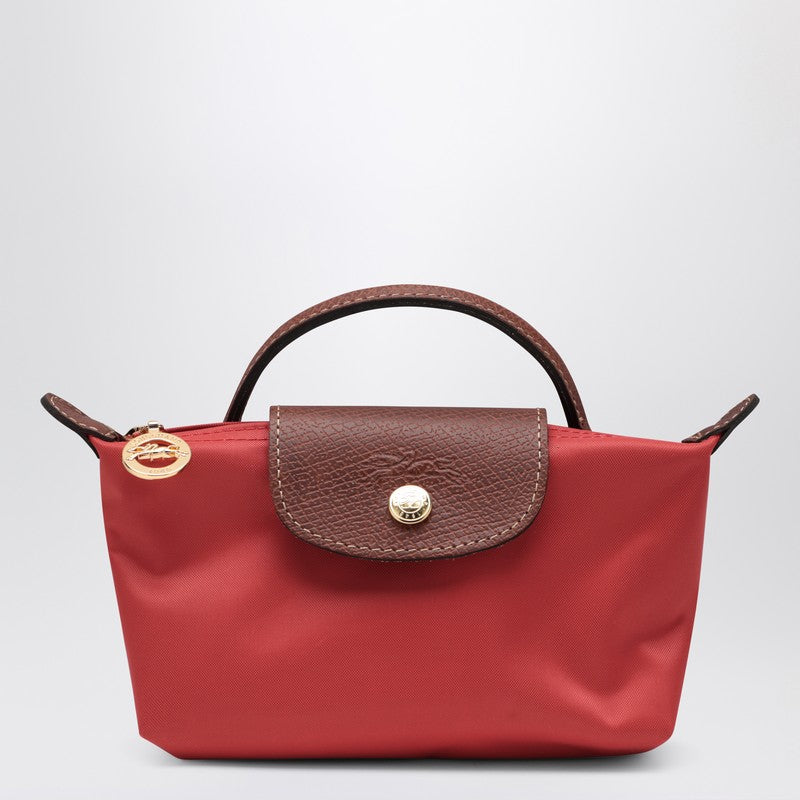 2275 Longchamp Women's Le Pliage Original Tomato Clutch Bag