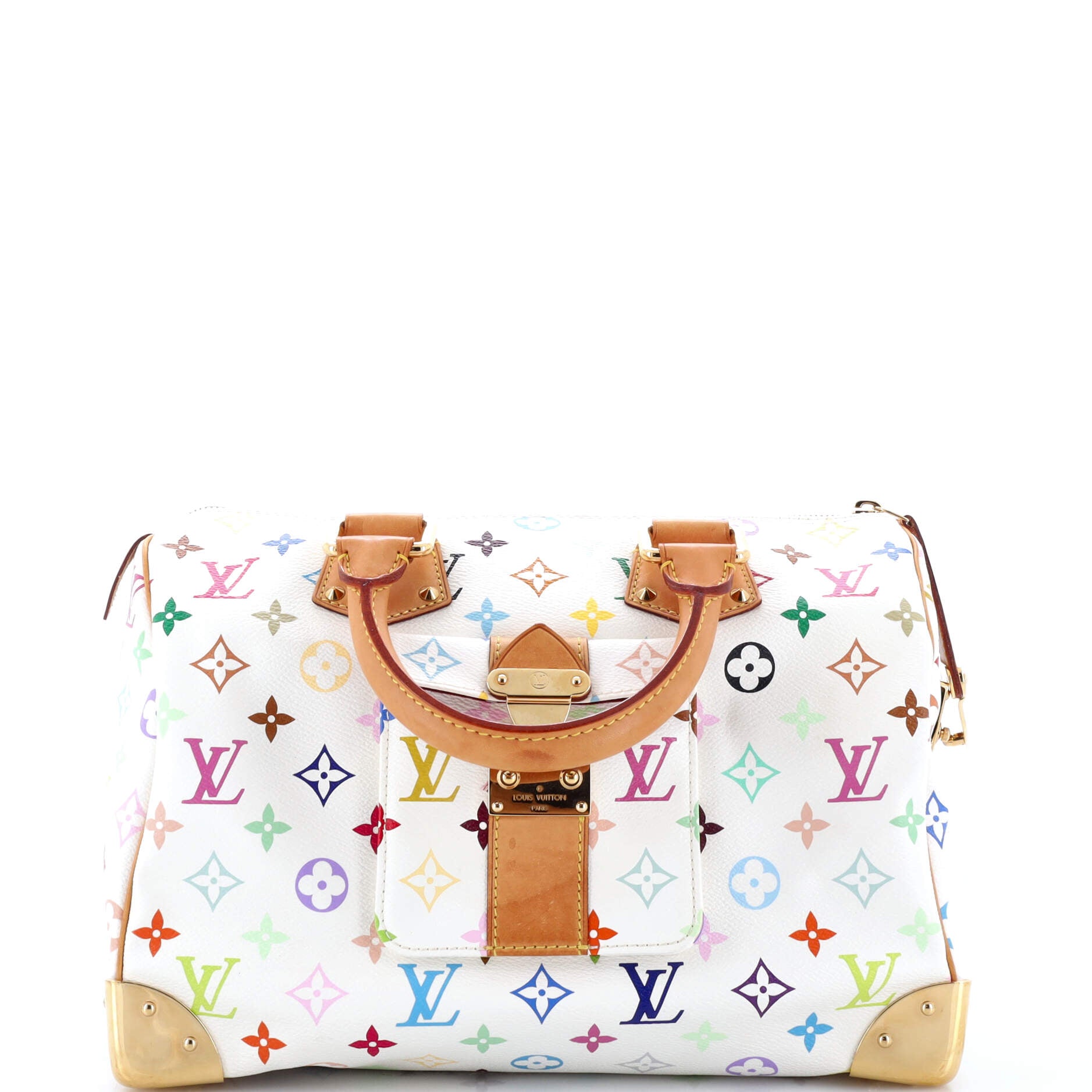 2860 Speedy Handbag Monogram Multicolor 30