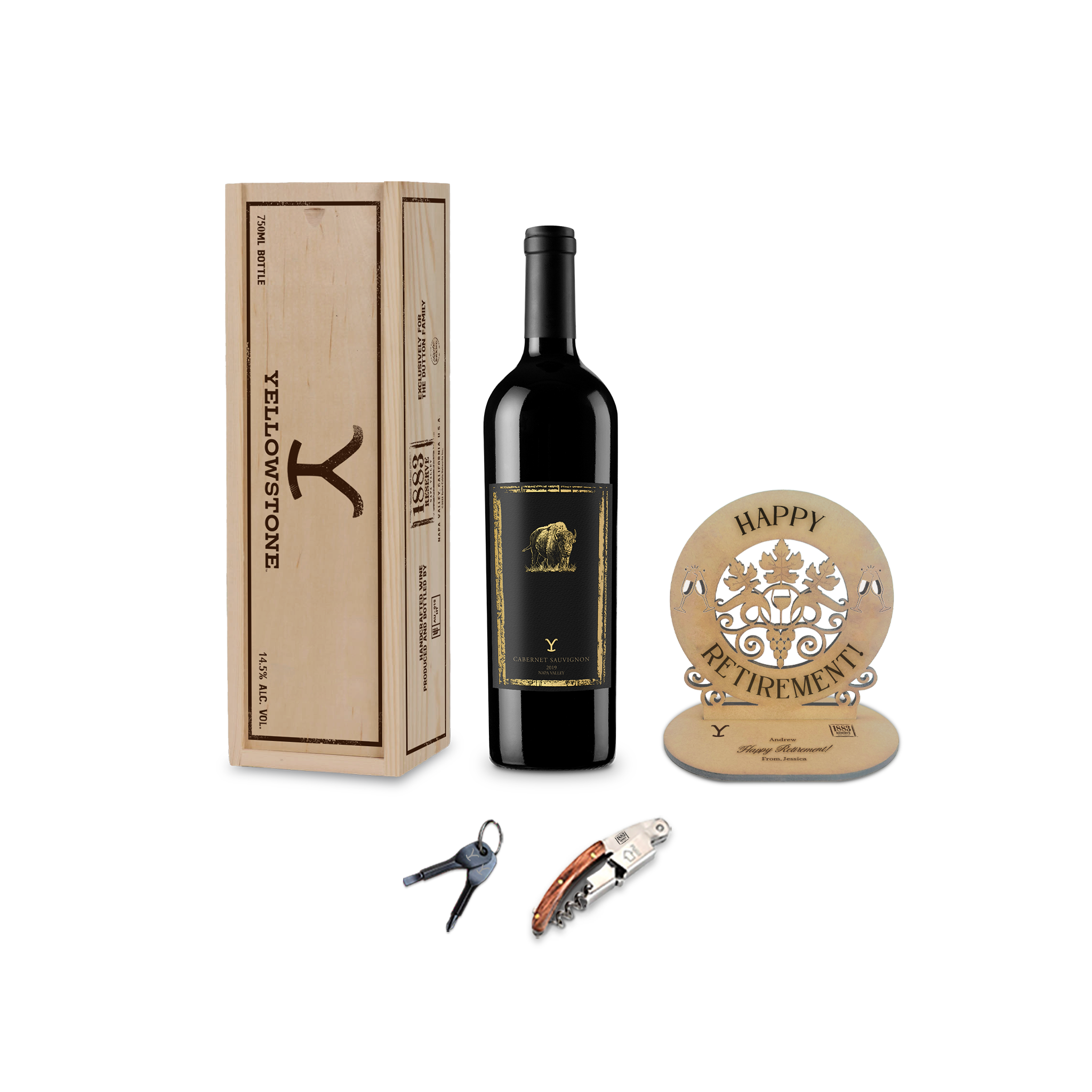 YELLOWSTONE   1883 RESERVE "Happy Retirement" Cabernet Sauvignon