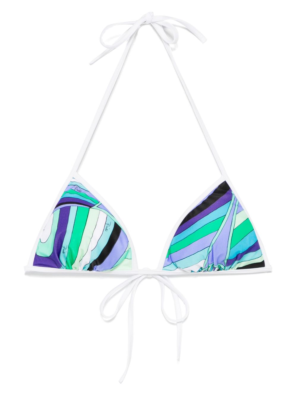 Pucci Triangle Bikini Top
