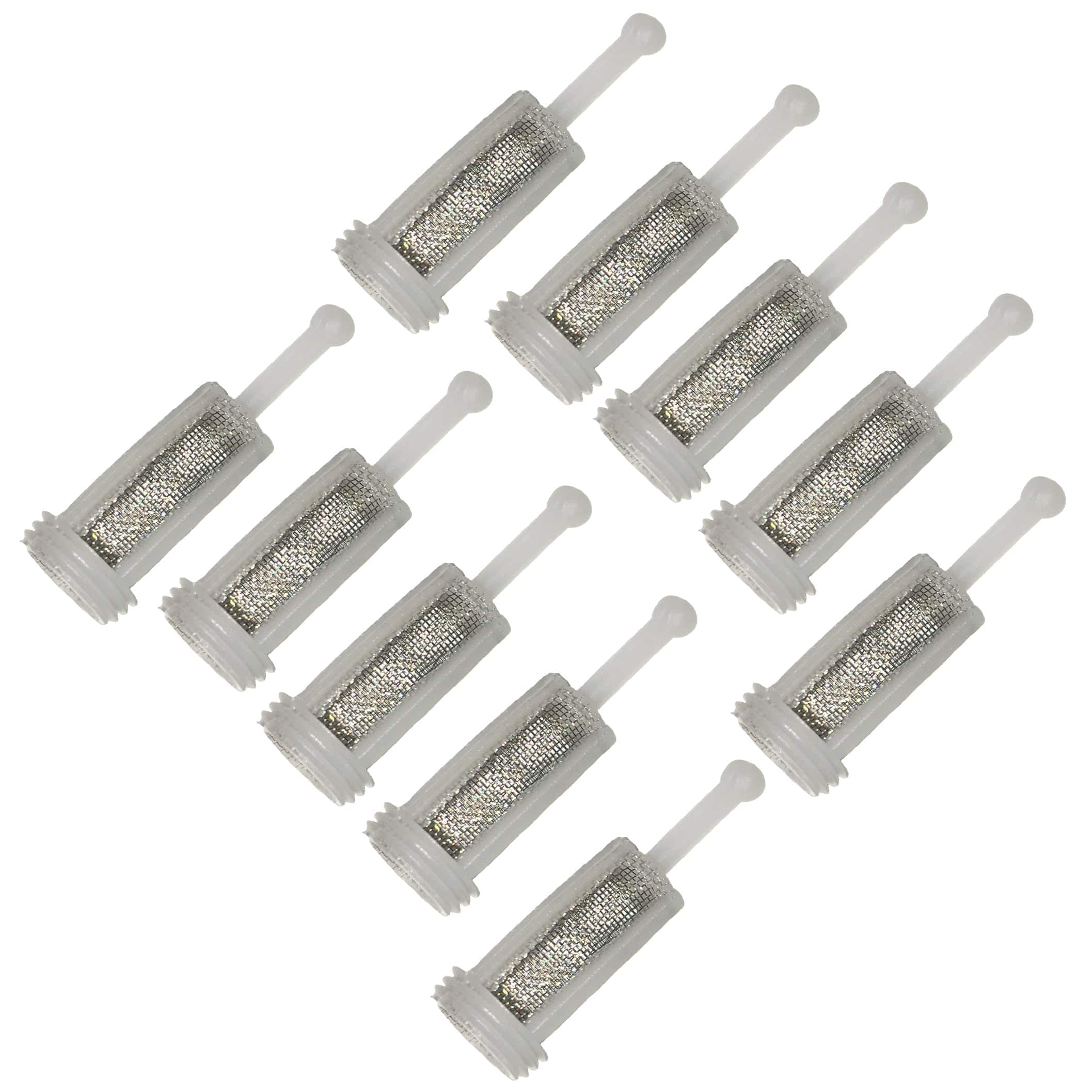 FUJI SPRAY Strainers   Stainless Steel Mesh   Nylon Gravity Feed Barrel [10 pack]