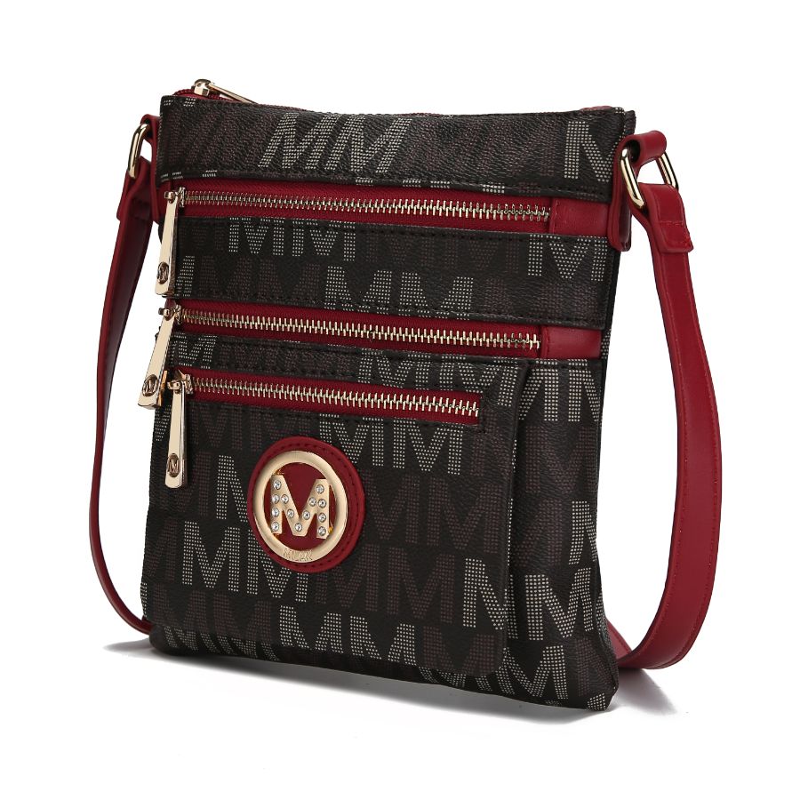 2320 Beatrice M Signature Multi Compartments Crossbody