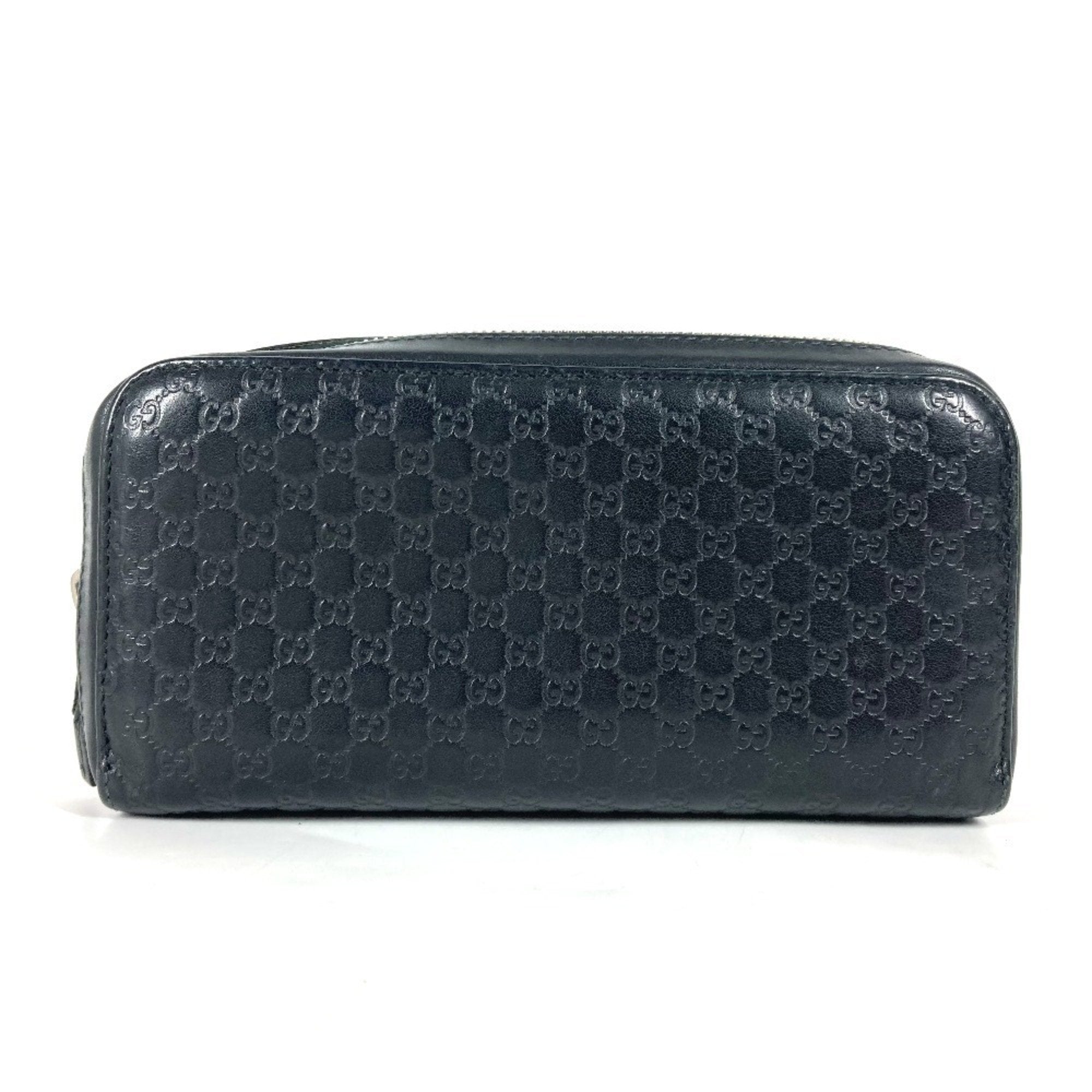 2275 Gucci Leather Long Wallet (Bi Fold) (Pre Owned)