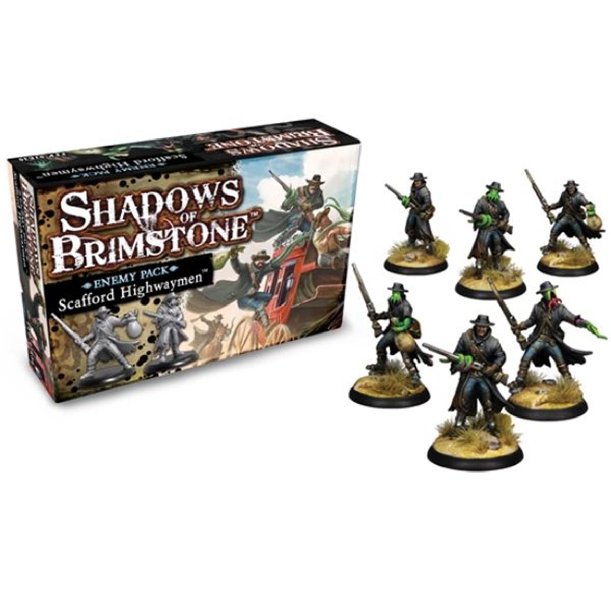 2297 Flying Frog Productions  Shadows of Brimstone Scafford Highwaymen Enemy Pack Board Game