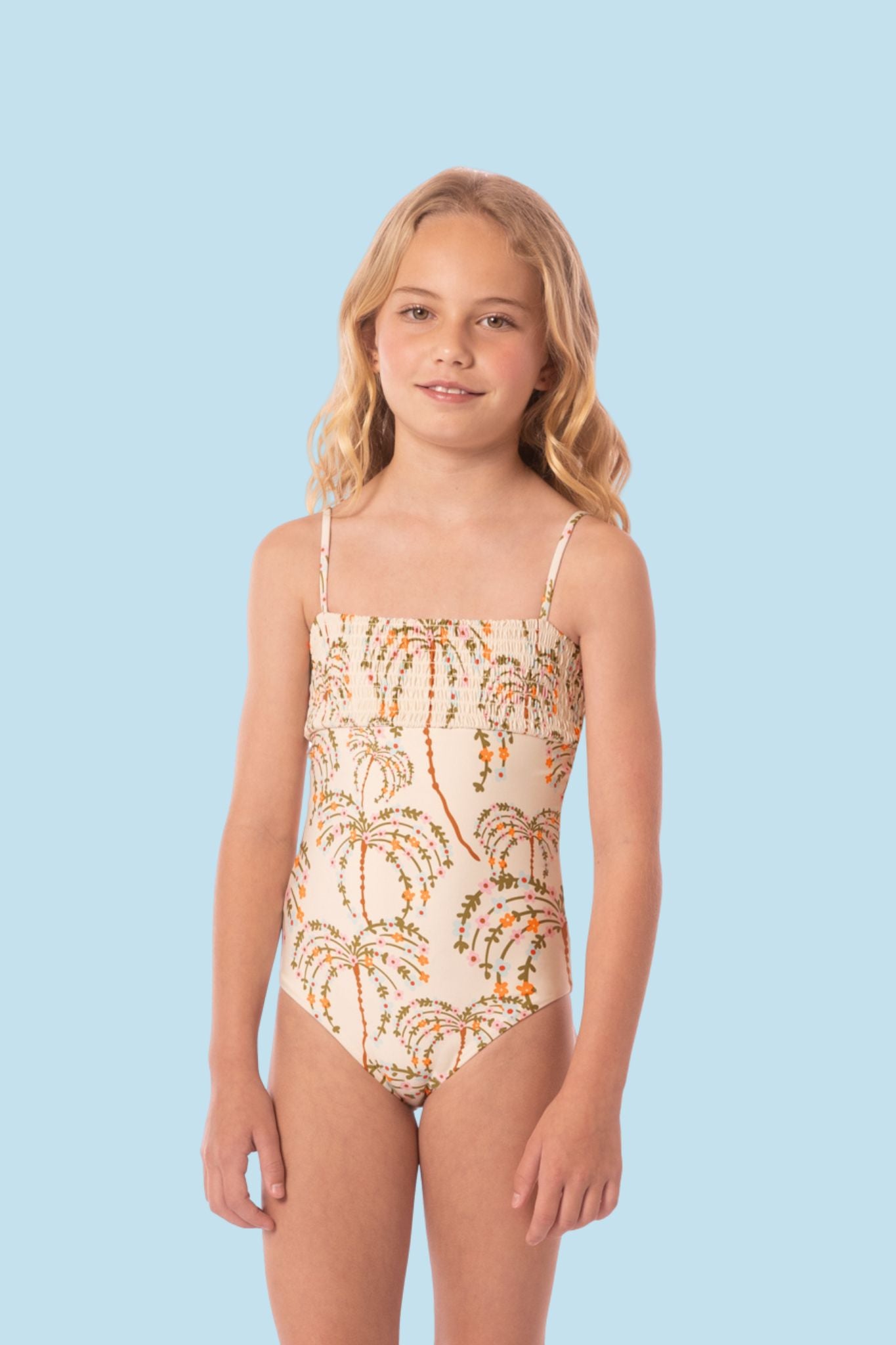 MAAJI Beige Yvette One Piece Swim (Girl)