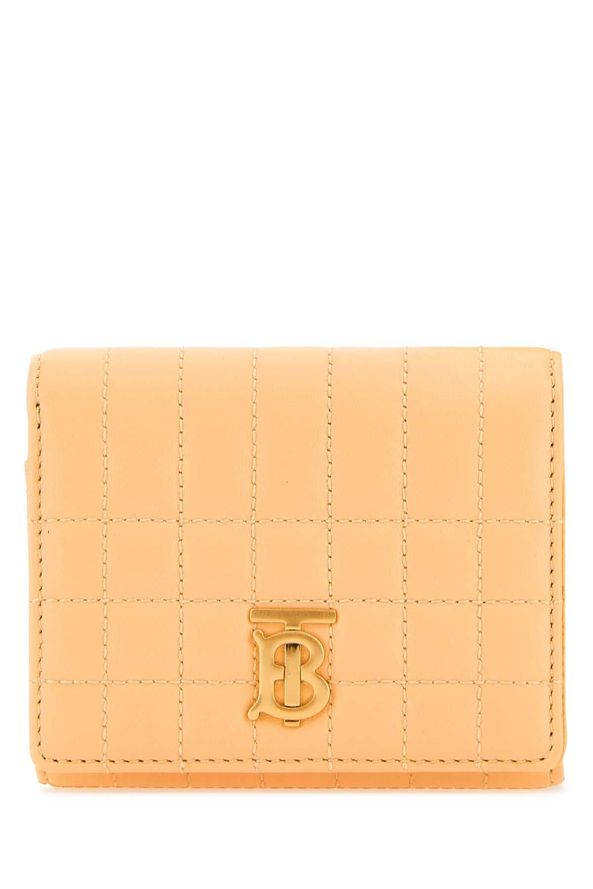 Burberry Peach Leather Small Lola Willet