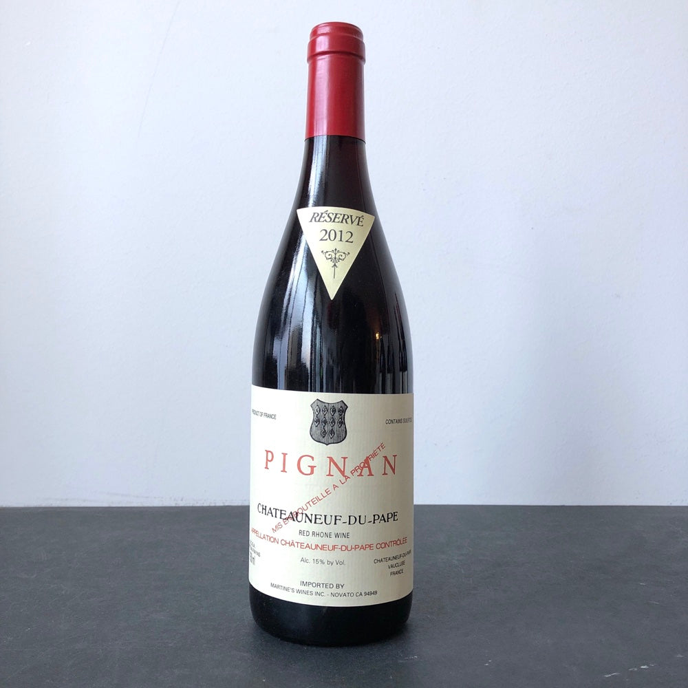 MARTINES WINES 2012 Chateau Rayas, Chateauneuf du Pape 'Pignan', Rhone Valley, France