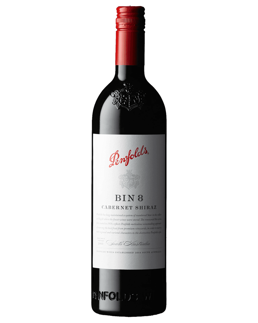 JC FINE WINES 2019 Penfolds Bin 8 Shiraz Cabernet 750ml