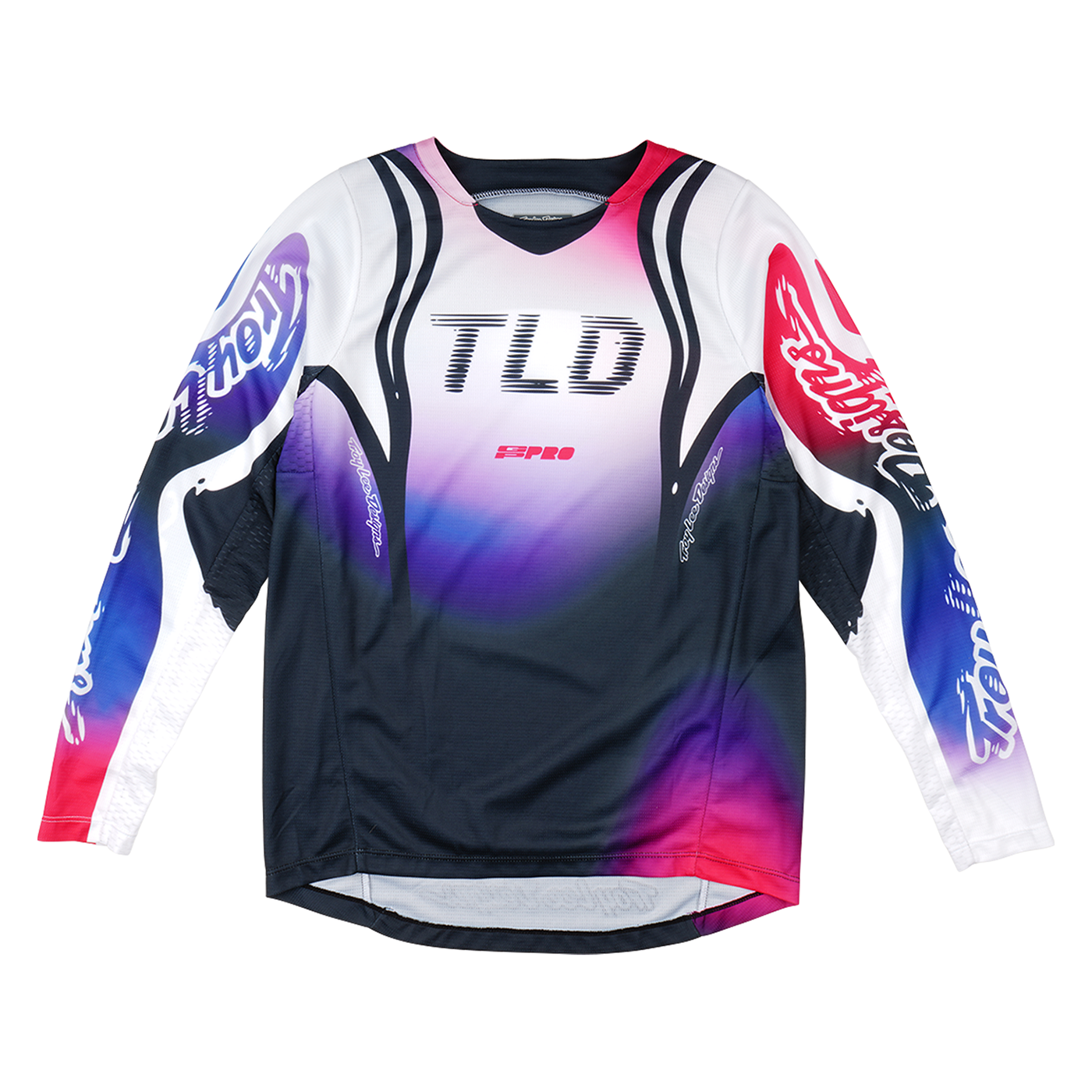Troy Lee Designs GP PRO Youth Drip Jersey   Black   Purple