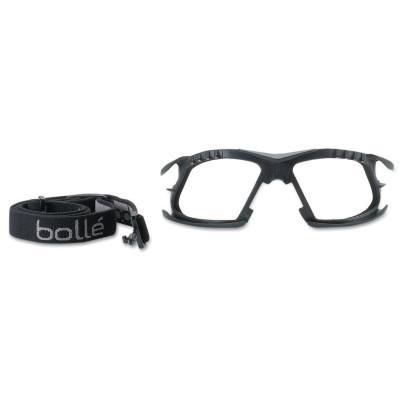 Bolle SUPERBLAST Safety Goggles, One Size, Clear, Blue Frame, Anti Fog/Scratch Resistant, 40295