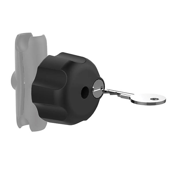 RAM MOUNTS KEY LOCK KNOB WITH INSERT B SOCKET ARMS (RAM KNOB3L)