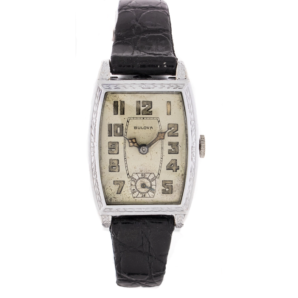 MEIEROTTO JEWELERS Vintage Bulova Watch Ivory Dial Manual Wind 23.5 x 26.5mm (Preowned)