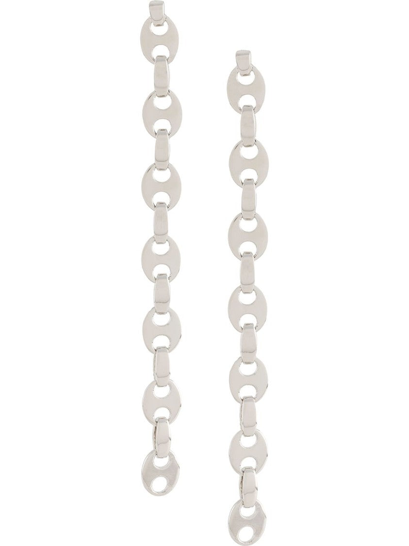 2934 Chain Design Earrings With Interlocking Circular Links