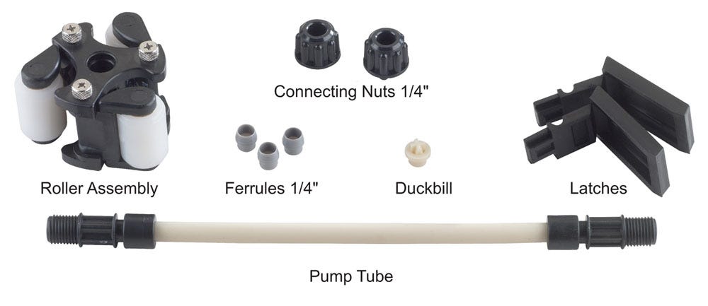 US WATER SYSTEMS INC Stenner Quick Pro #7 High Pressure Santoprene Pump Head Service Kit QP107K