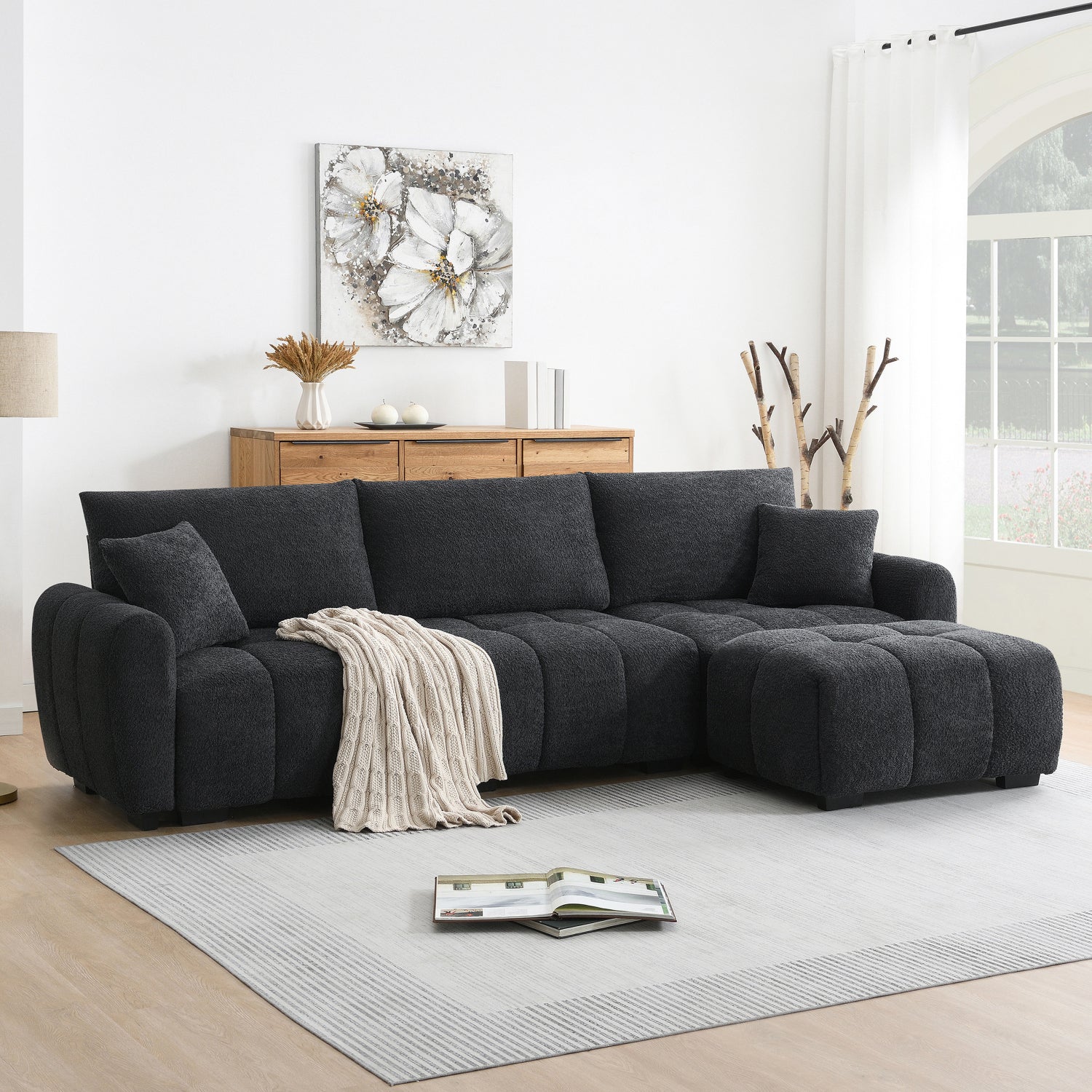 2594 Streamdale 110" Modular Sectional Sofa with Ottoman