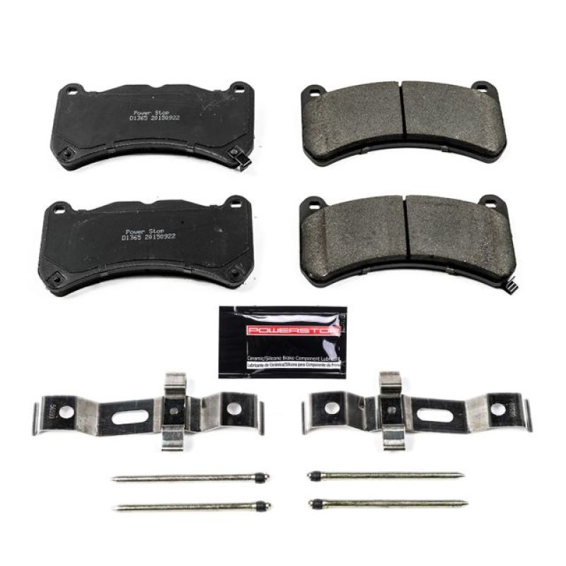 POWERSTOP Power Stop 13 14 Ford Mustang Front Z23 Evolution Sport Brake Pads w/Hardware