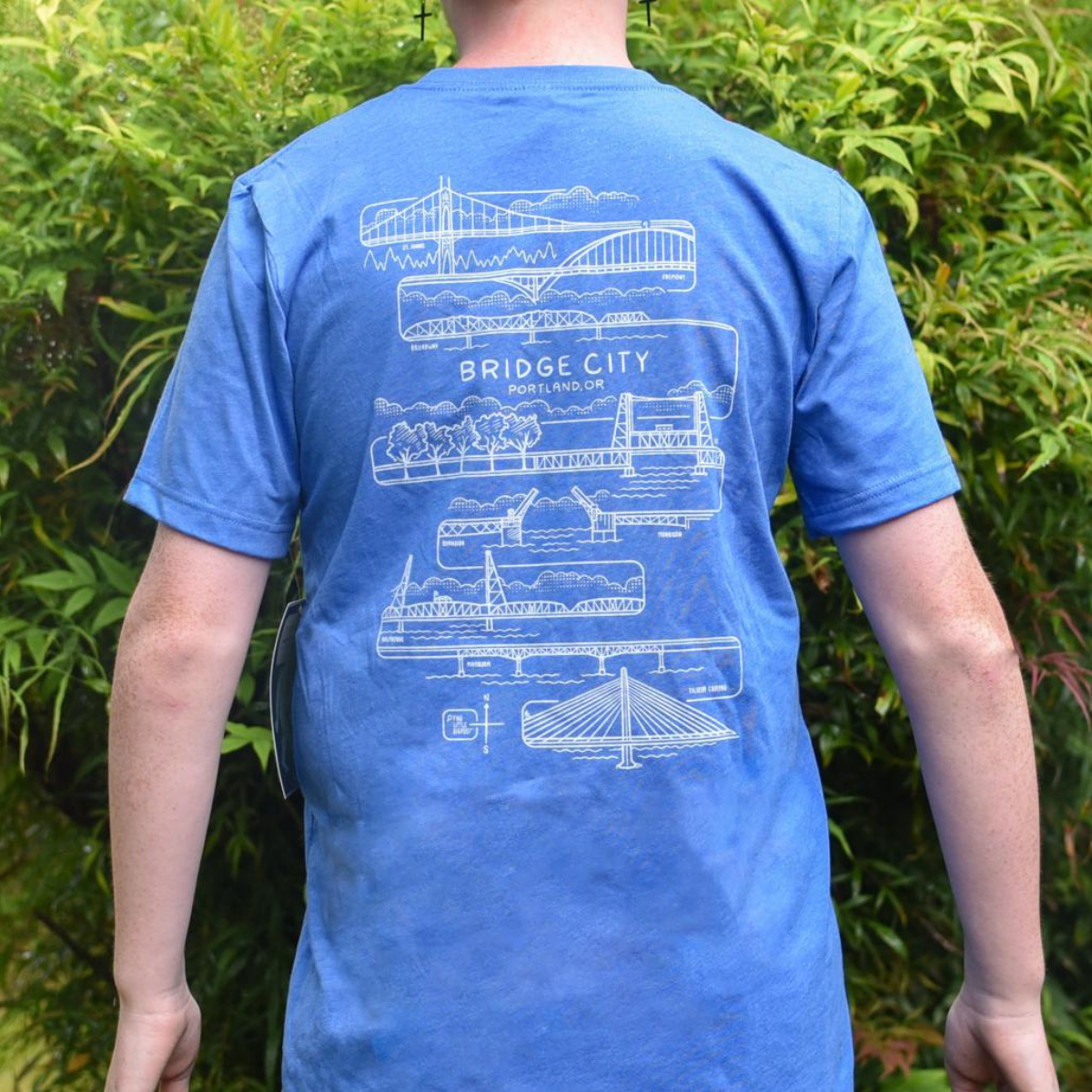 PETER KLEBBA CREATIVE WORKS Find Little Bigfoot Bridge City T Shirt