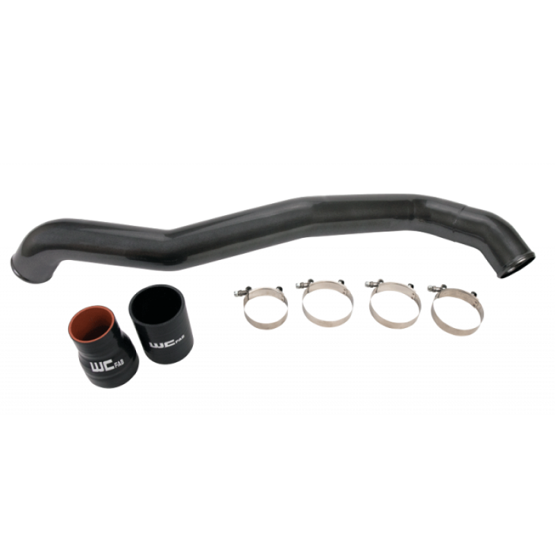 Wehrli 11 16 Chevrolet 6.6L LML Duramax Driver Side 3in Intercooler Pipe   Gun Metal