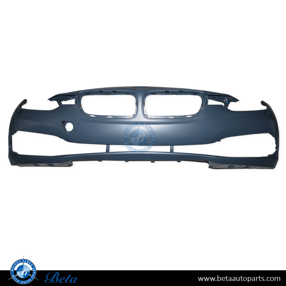 BETAAUTOPARTS BMW 3 Series F30 LCI (2016 2018), Front Bumper without PDC with Washer (Standard), Taiwan, 51117445094