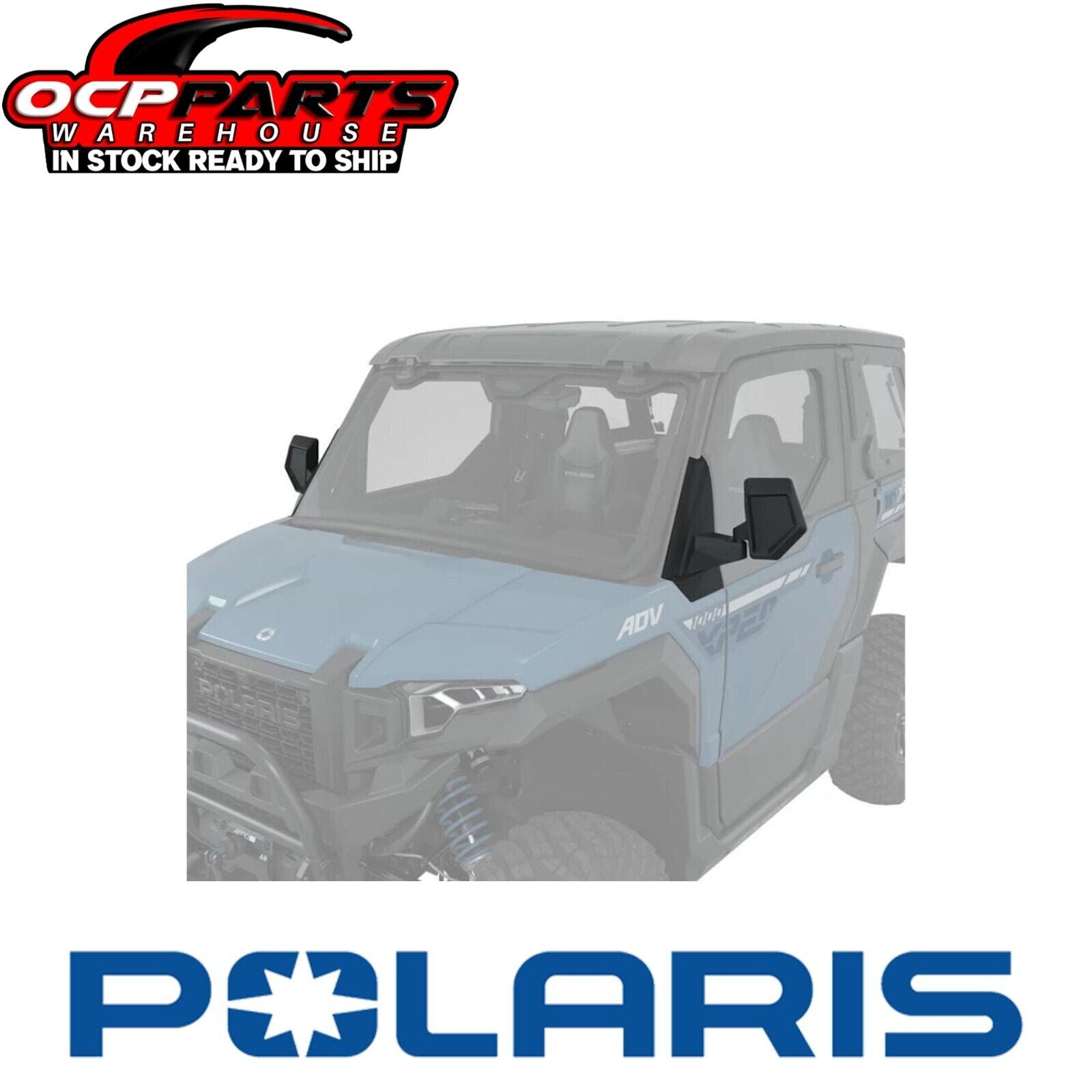 POLARIS ADJUSTABLE FOLDING SIDE MIRRORS 2024 2025 XPEDITION ADV XP OEM  2884491