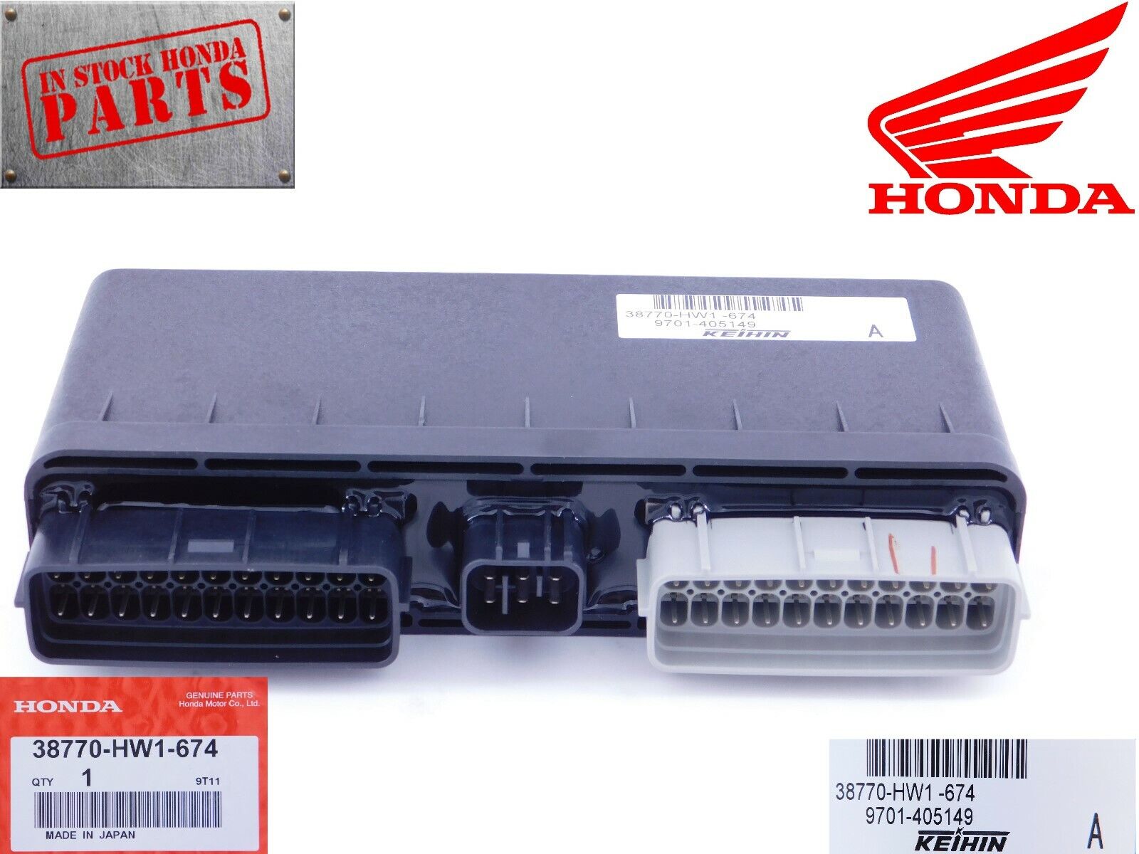 GENUINE HONDA OEM 2002 2003 AQUATRAX TURBO F 12X PGM FI UNIT 38770 HW1 674