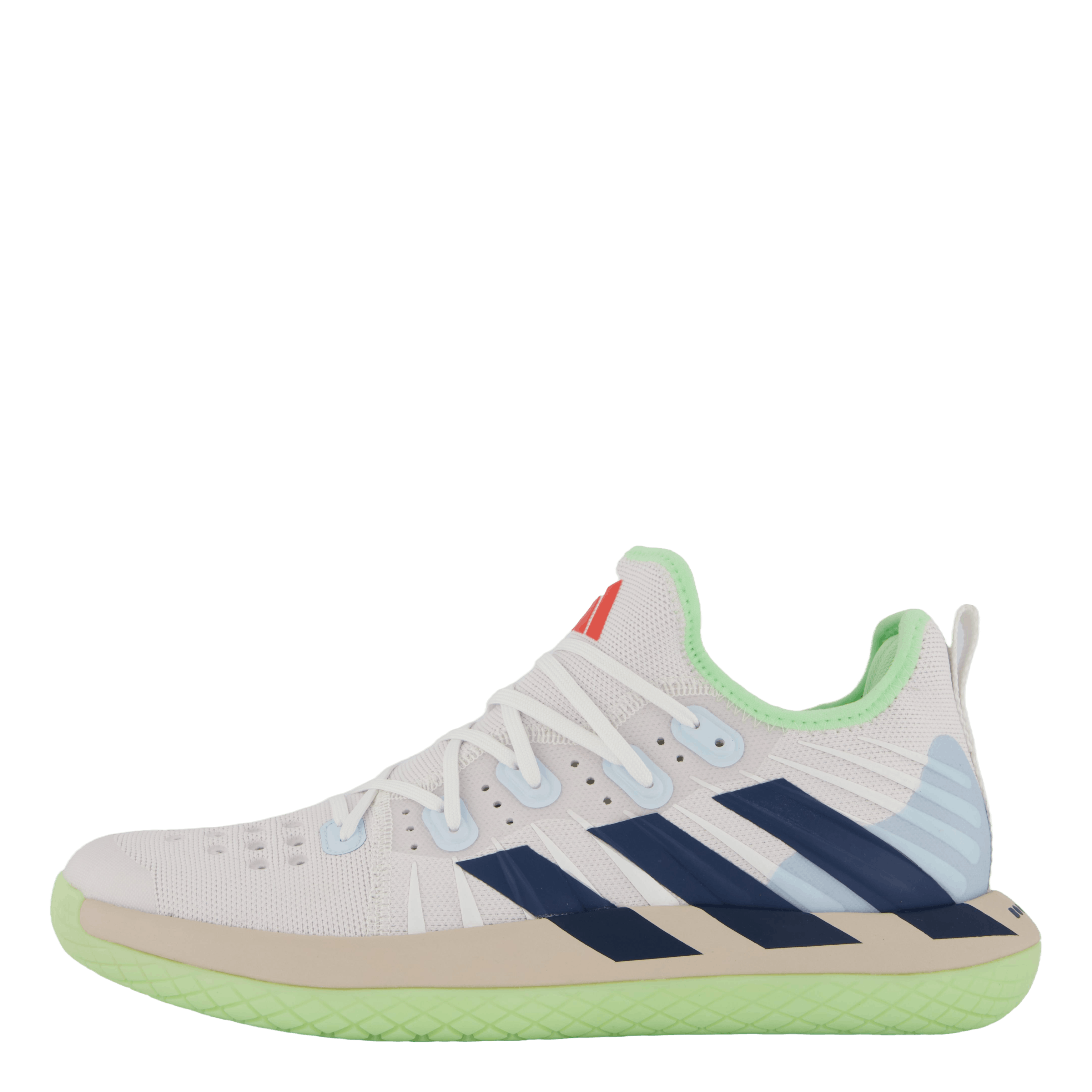ADIDAS Stabil Next Gen Shoes Cloud White   Preloved Ink   Semi Green Spark