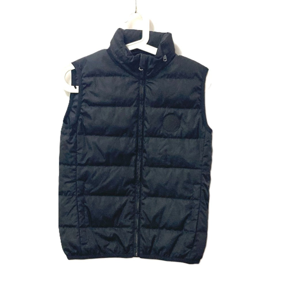 GUCCI Down vest 429855 Nylon black outer logo 38