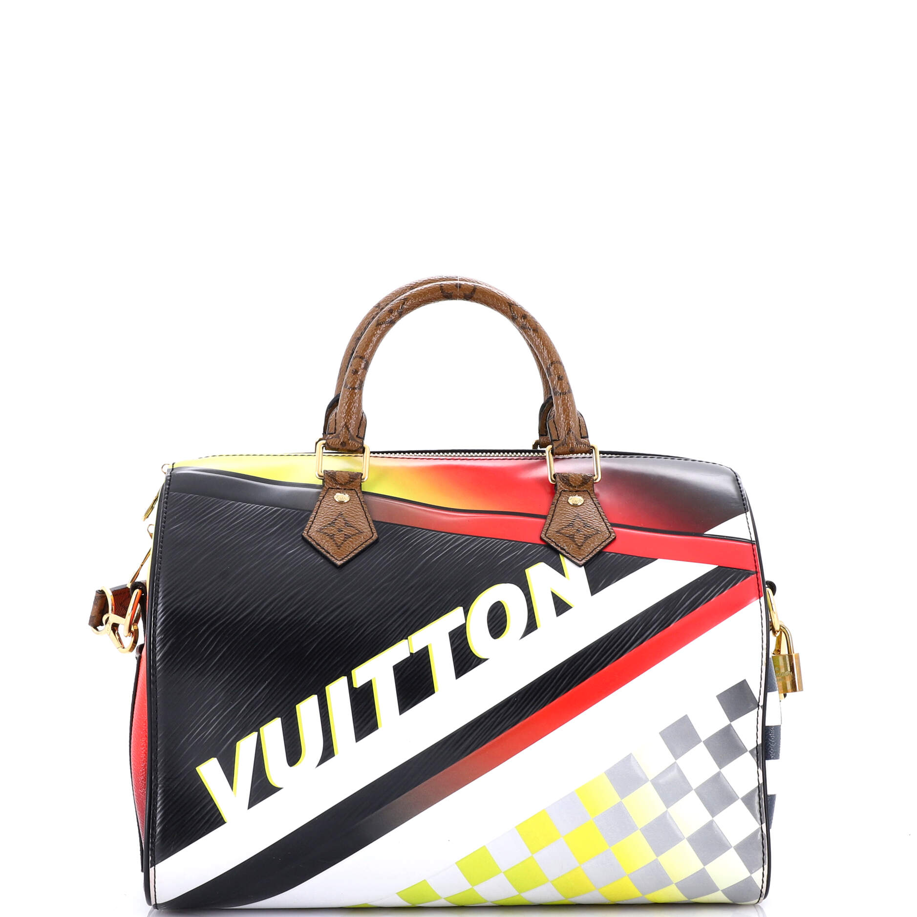 2860 Speedy Bandouliere Bag Limited Edition Race Epi Leather 30
