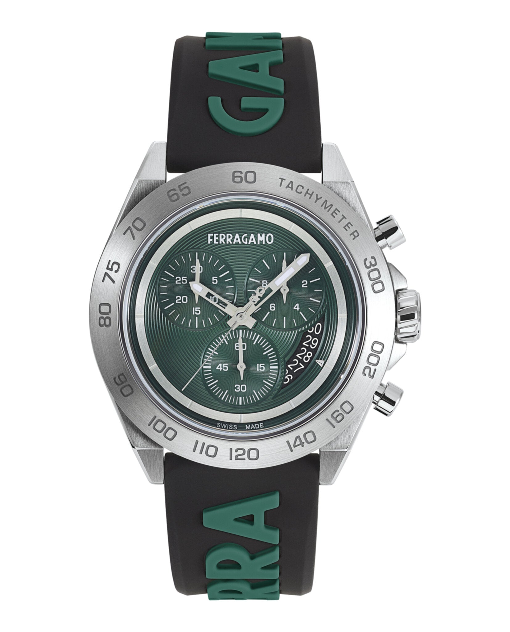 2593 Ferragamo Urban Chrono Silicone Watch