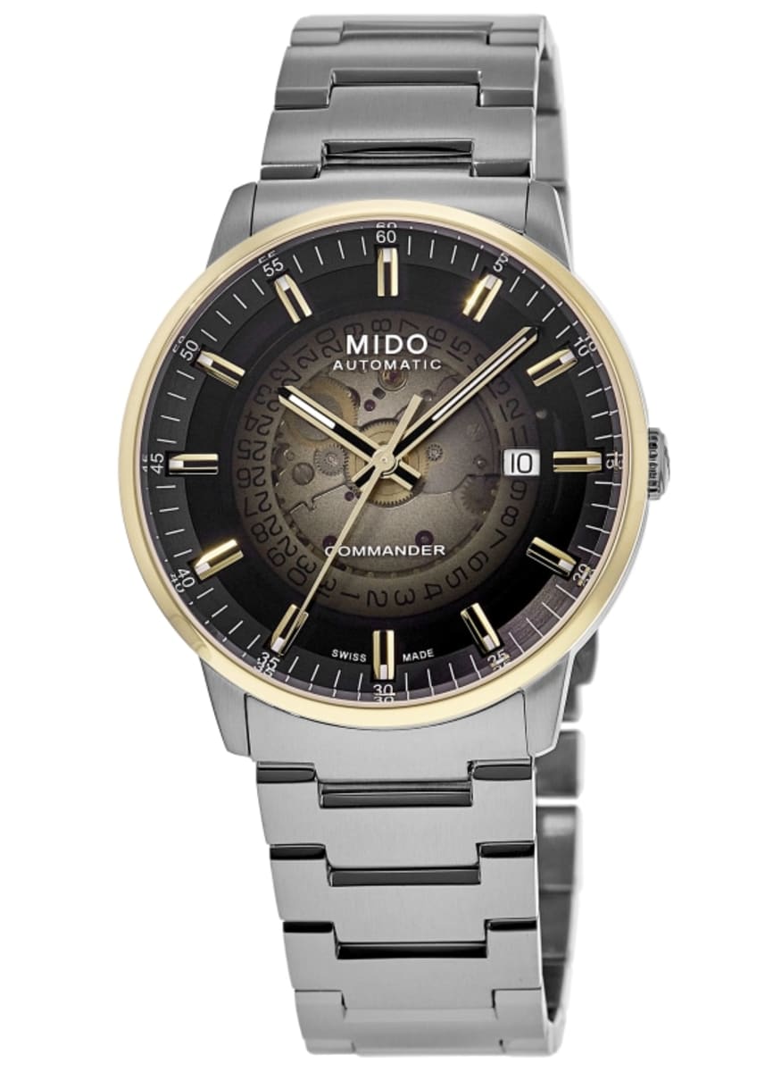 2818 Mido Commander Gradient Black Dial Stainless Steel Men's Watch M021.407.21.411.00